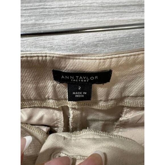 Ann Taylor Factory Khaki Tan Dress Pants‎ Size 2 - Picture 5 of 5